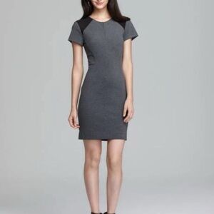 Diane Von Furstenberg Charcoal Midi Dress